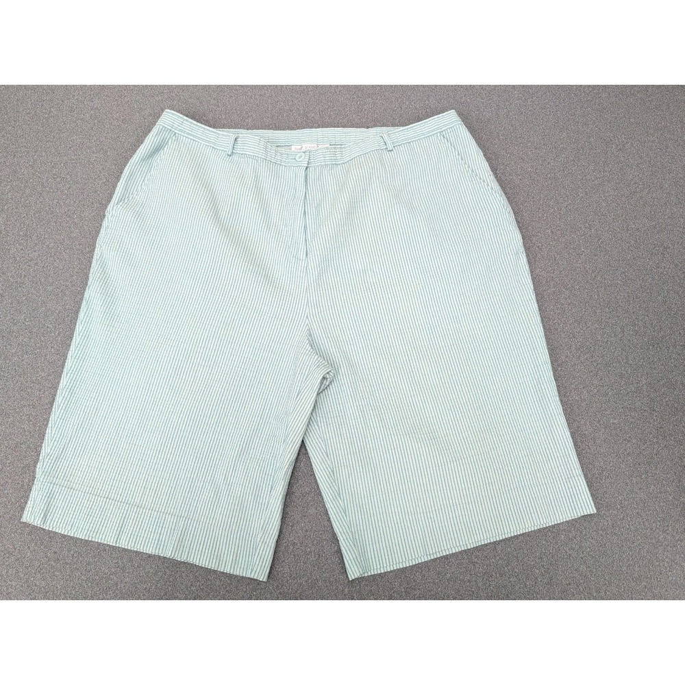 Susan Graver Style Women's 2X Shorts Shimmer Thread Spandex Outdoors Belt Loops